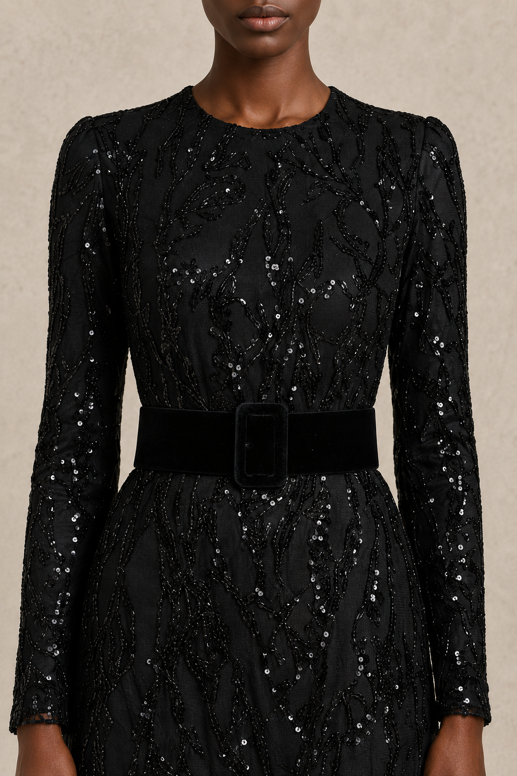 Stellar Noir Gown — MERIMAI eveningwear
