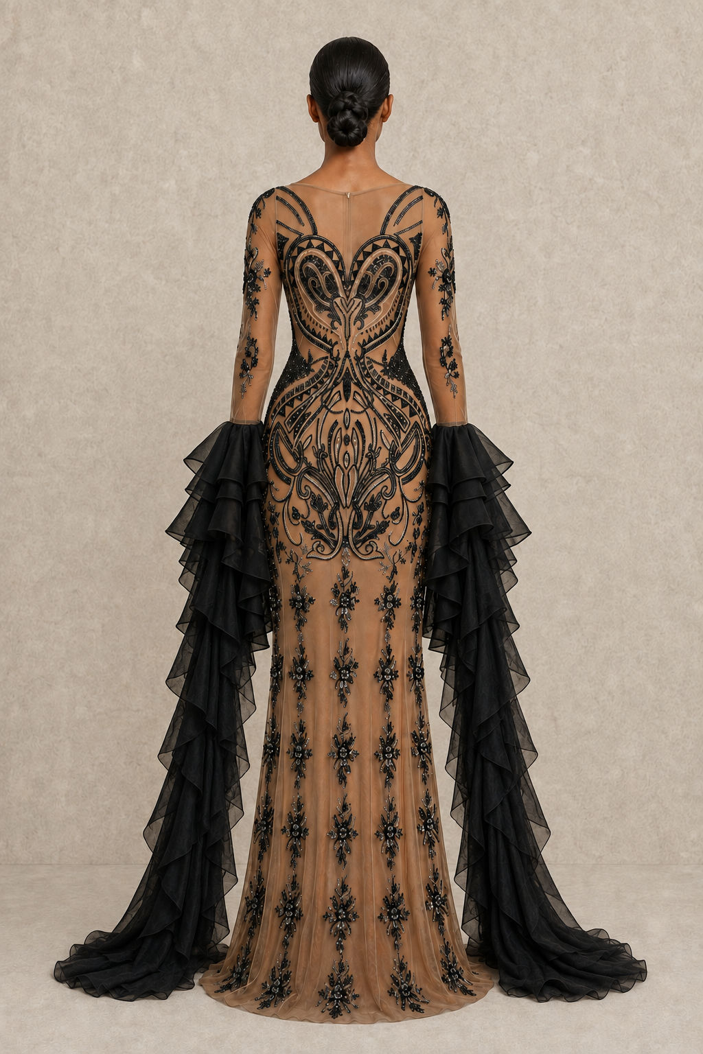 Eternal Nocturne Gown — MERIMAI eveningwear