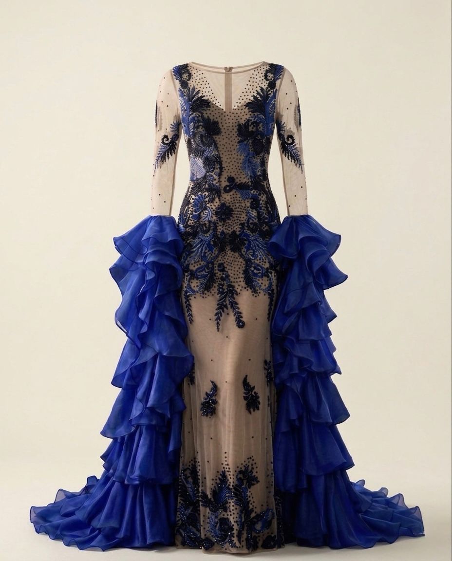 AZURE NOIR GOWN