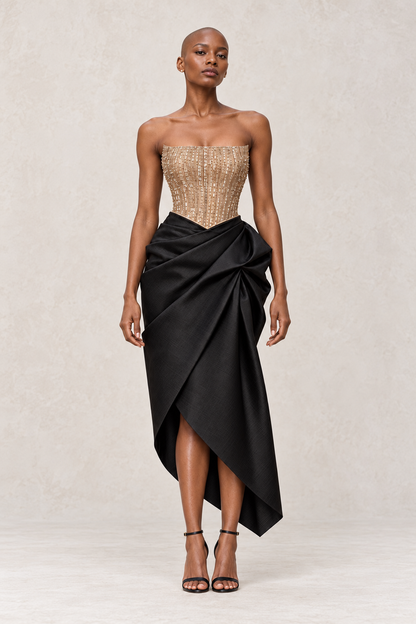 NOIR CELESTIAL CORSET GOWN