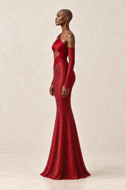 RUBY AURELIA CRYSTAL GOWN