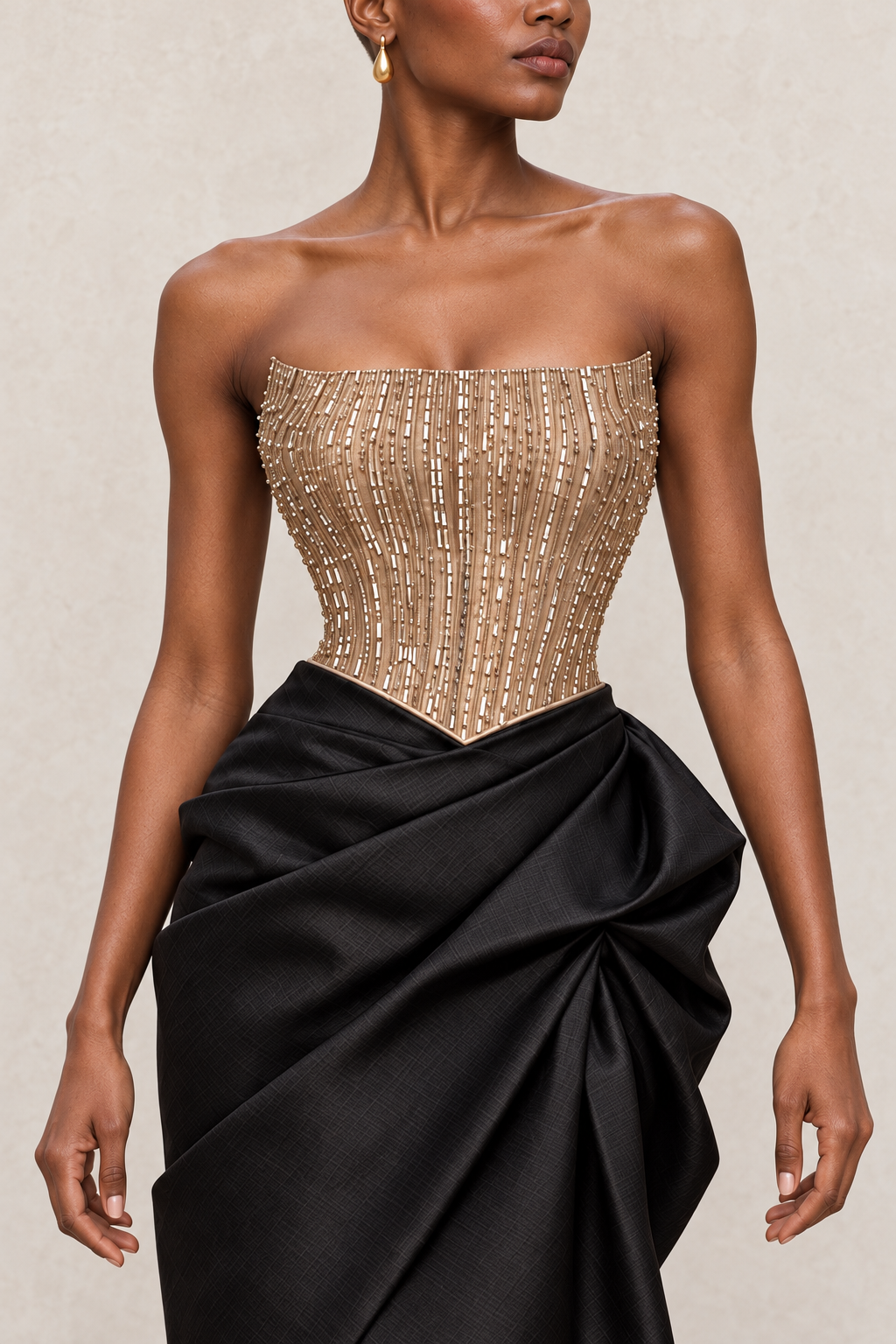 NOIR CELESTIAL CORSET GOWN
