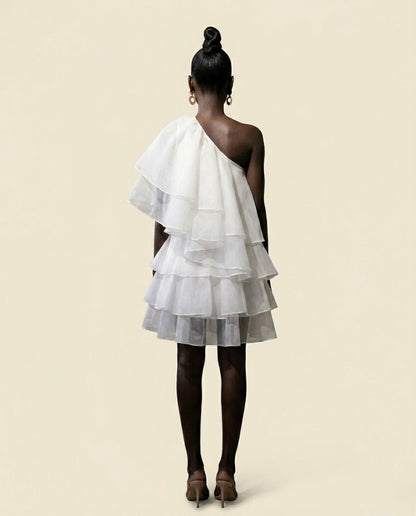 CELESTIAL TIERED DRESS