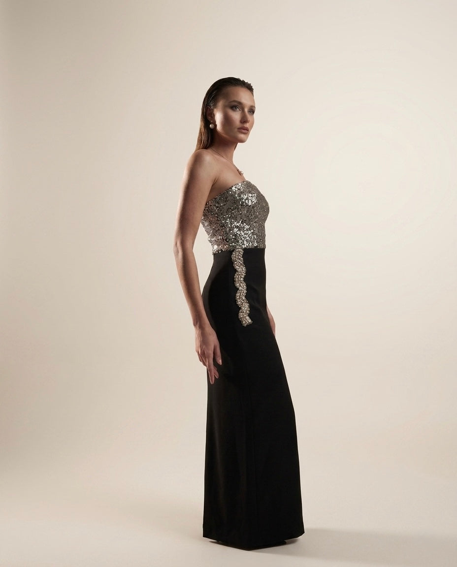 LUNAR CONTRAST GOWN