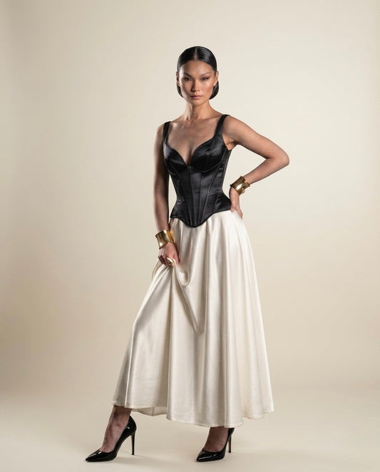 IVORY CASCADE MAXI