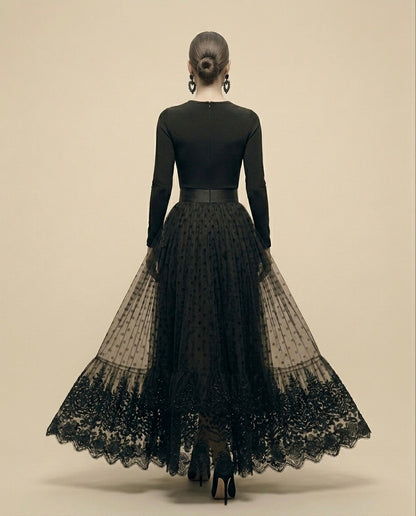 NOCTURNE TULLE MAXI