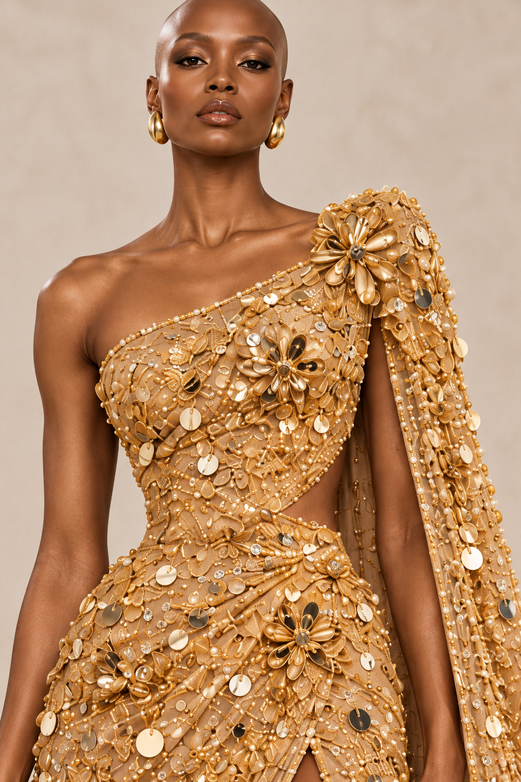 AURELIA SOLARIS CAPE GOWN