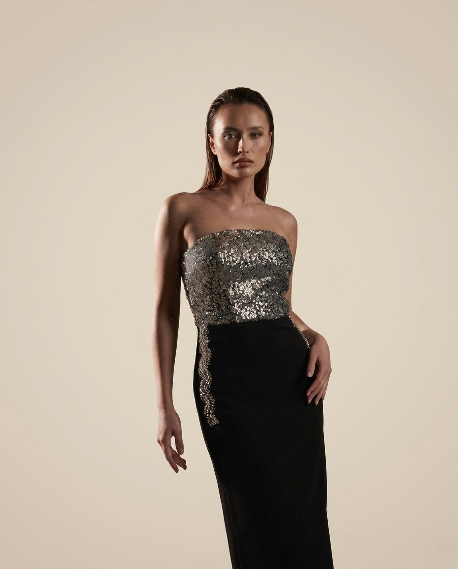 LUNAR CONTRAST GOWN