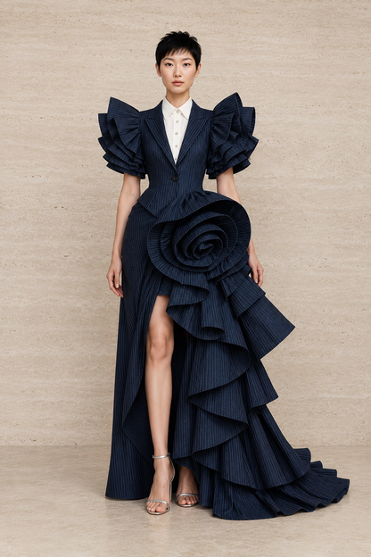 Midnight Rose Gown — MERIMAI eveningwear
