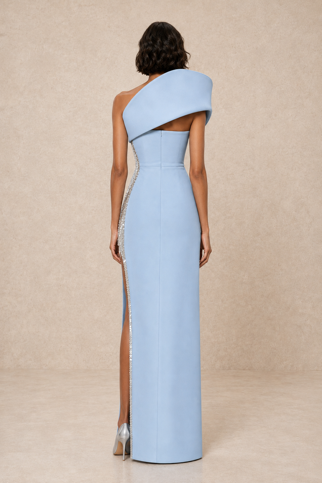 Celeste Sculpted Gown — MERIMAI eveningwear
