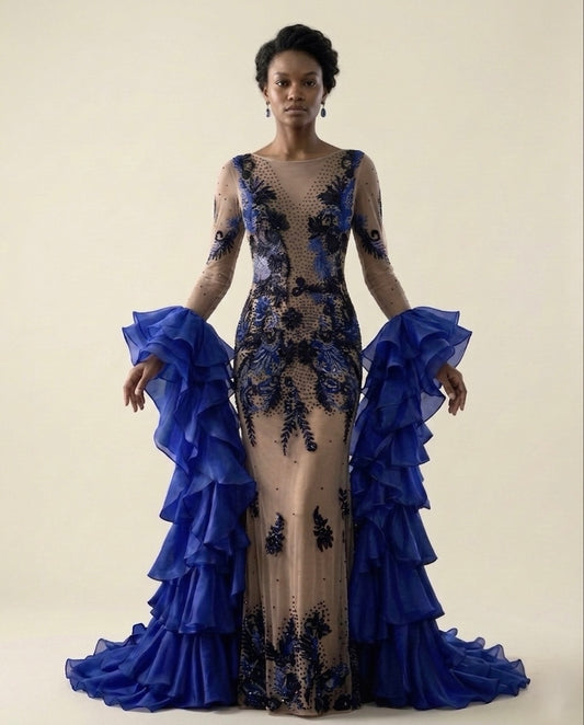 AZURE NOIR GOWN