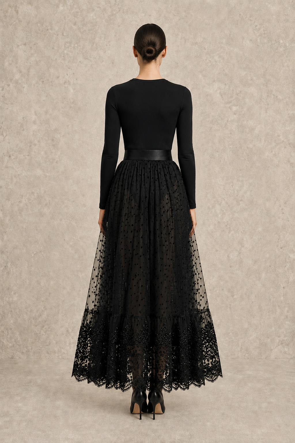 Nocturne Tulle Maxi Skirt — MERIMAI eveningwear