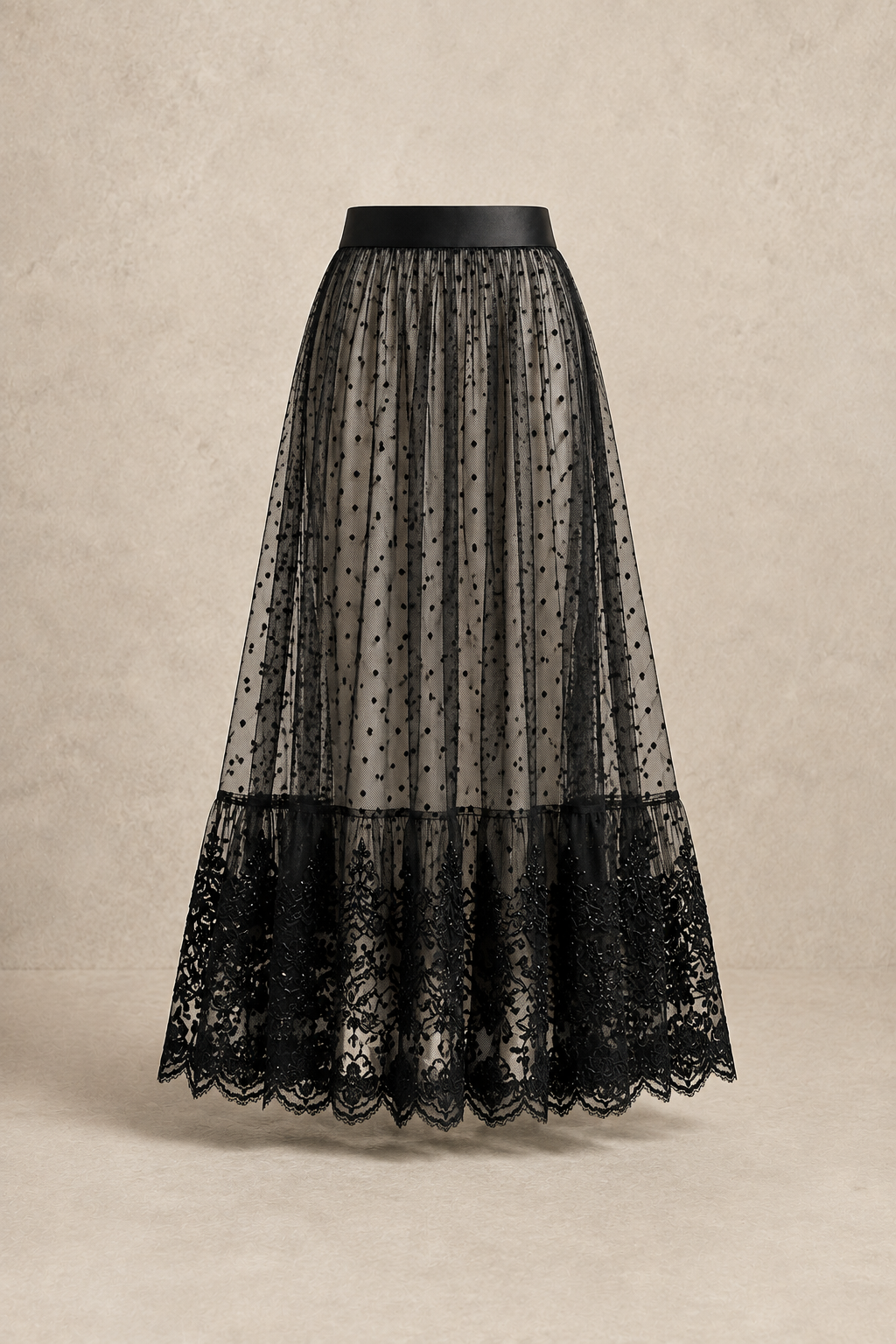 Nocturne Tulle Maxi Skirt — MERIMAI eveningwear