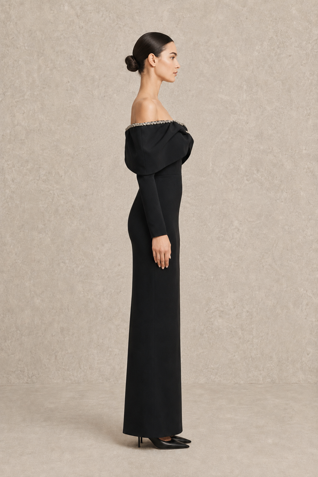Grandeur Bow Gown — MERIMAI eveningwear