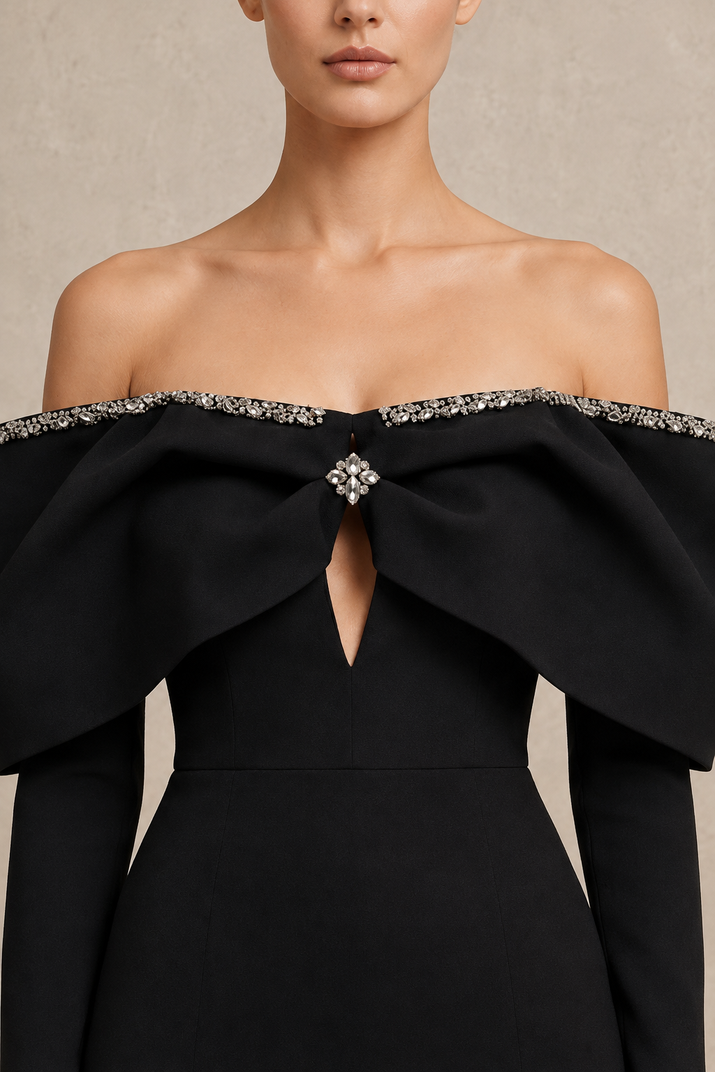 Grandeur Bow Gown — MERIMAI eveningwear
