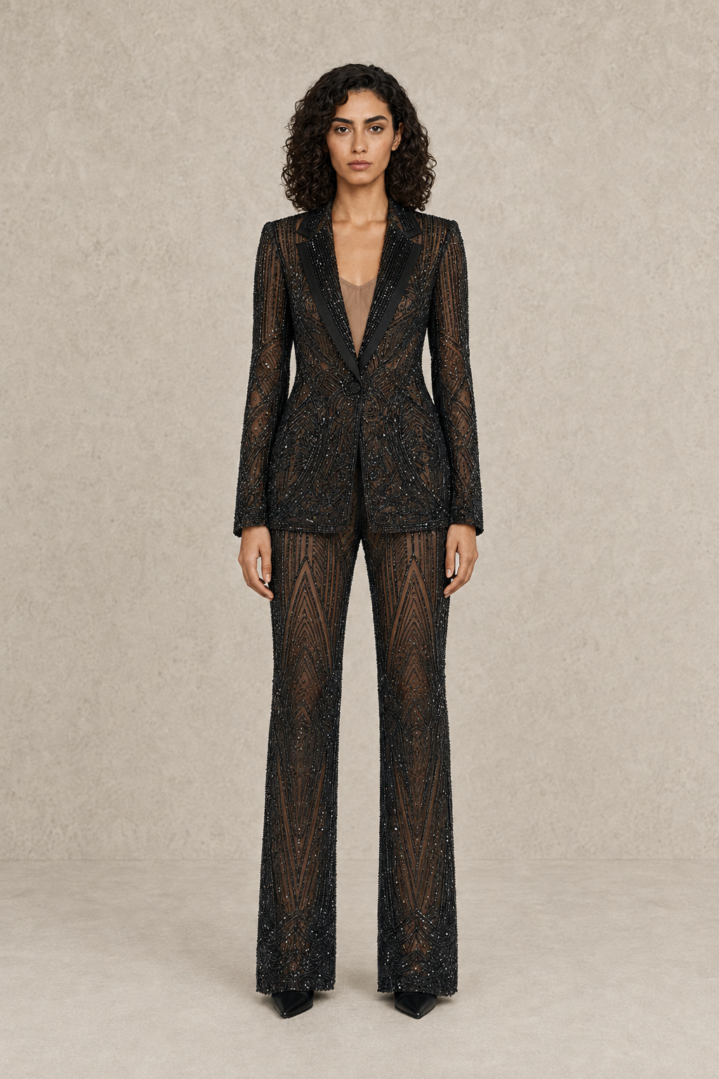 Onyx Armor Ensemble — MERIMAI eveningwear