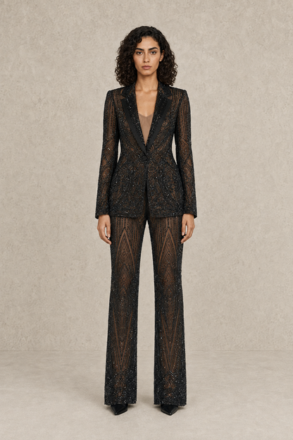 Onyx Armor Ensemble — MERIMAI eveningwear