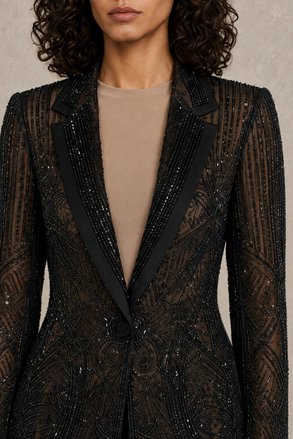 Onyx Armor Ensemble — MERIMAI eveningwear