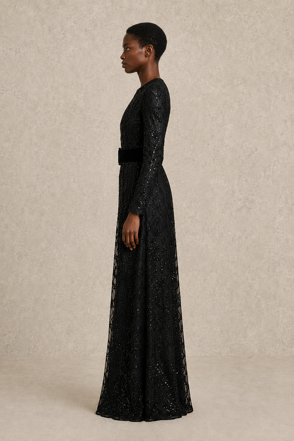Stellar Noir Gown — MERIMAI eveningwear