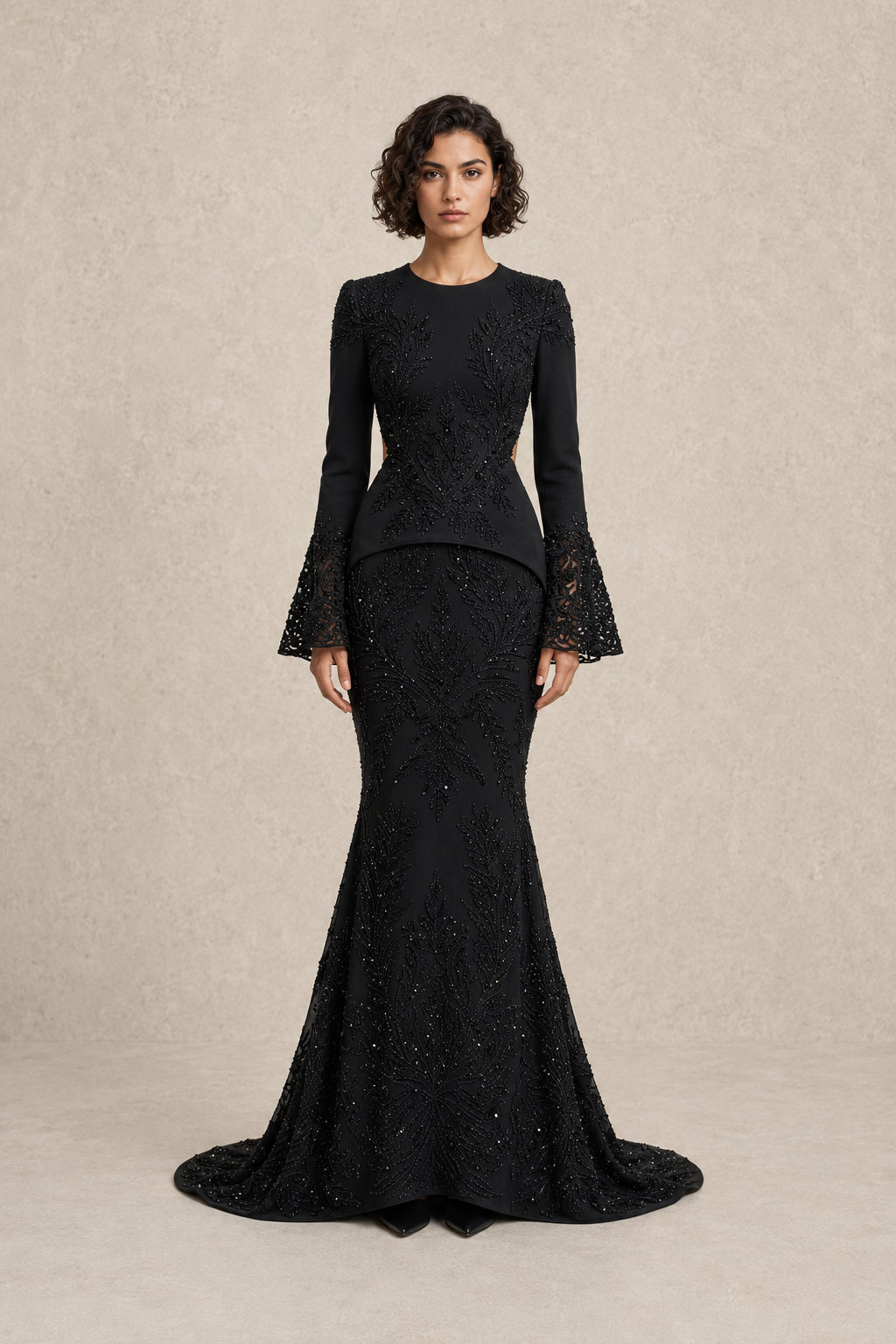Obsidian Mystique Gown — MERIMAI eveningwear