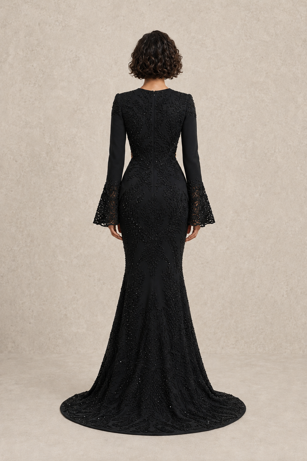 Obsidian Mystique Gown — MERIMAI eveningwear