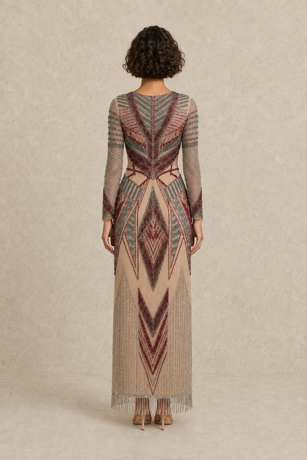 Artemis Deco Gown — MERIMAI eveningwear
