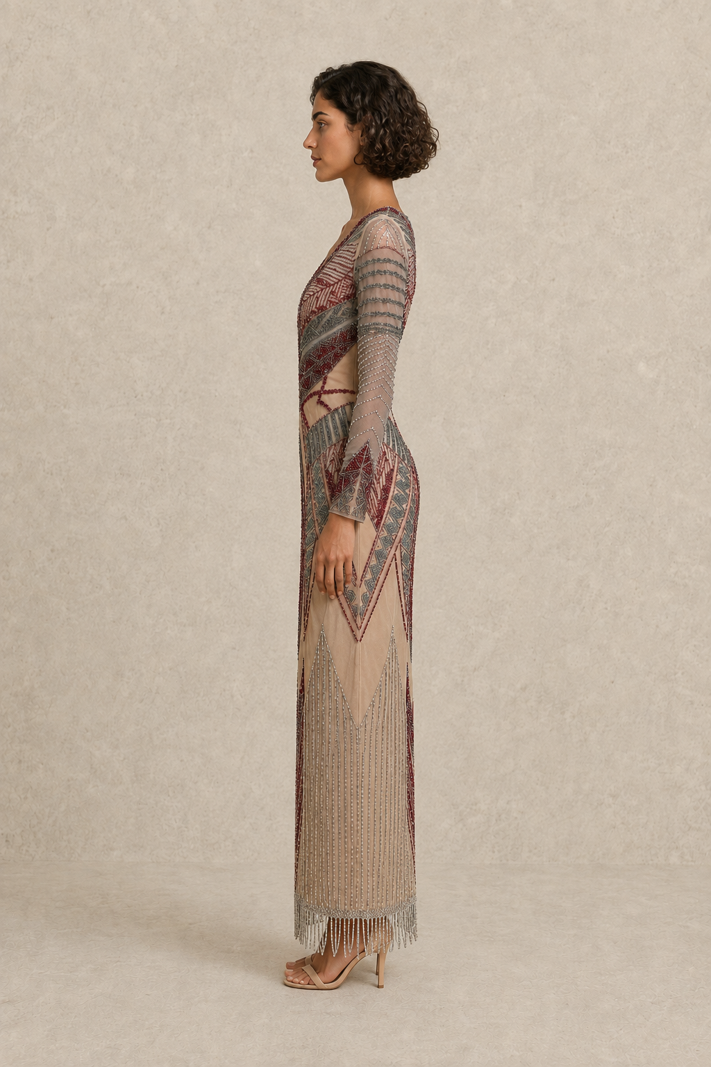 Artemis Deco Gown — MERIMAI eveningwear