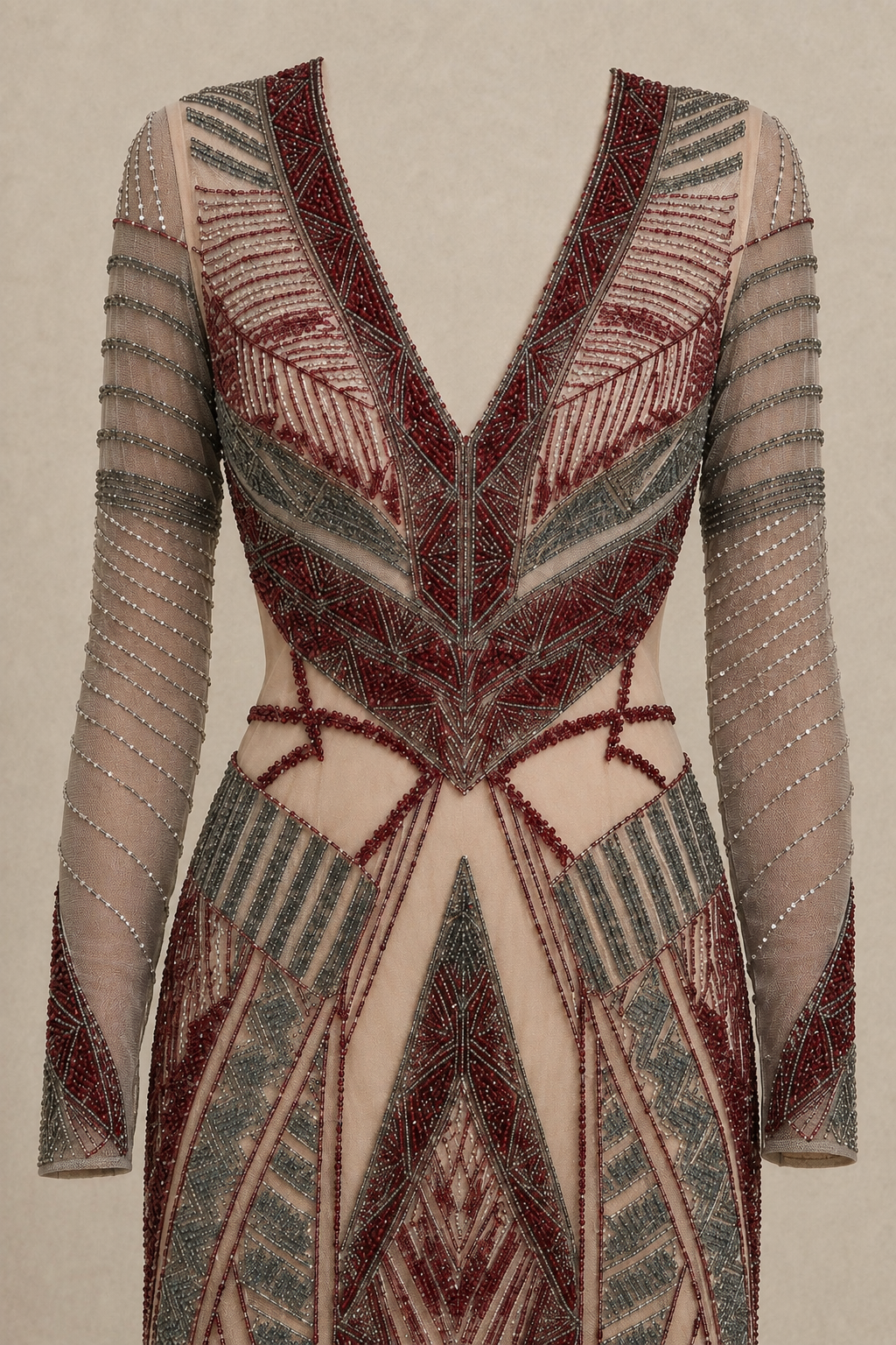 Artemis Deco Gown — MERIMAI eveningwear