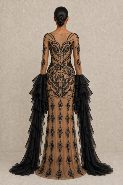 Eternal Nocturne Gown — MERIMAI eveningwear