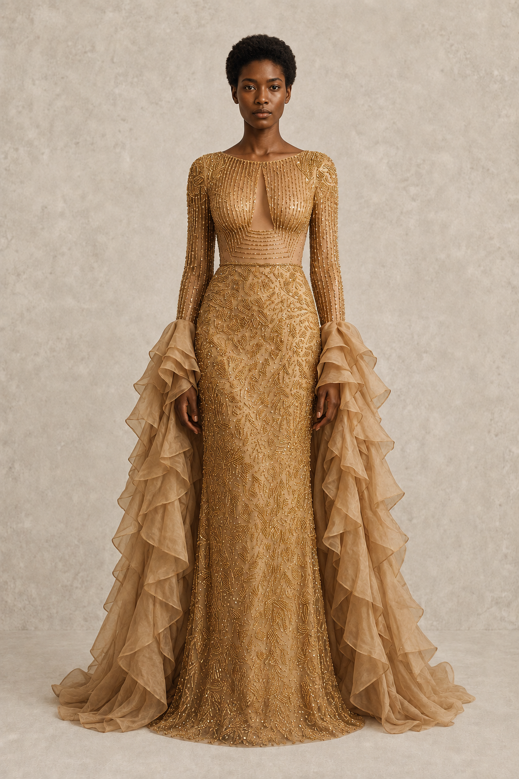 Aurelia Sun Gown — MERIMAI eveningwear