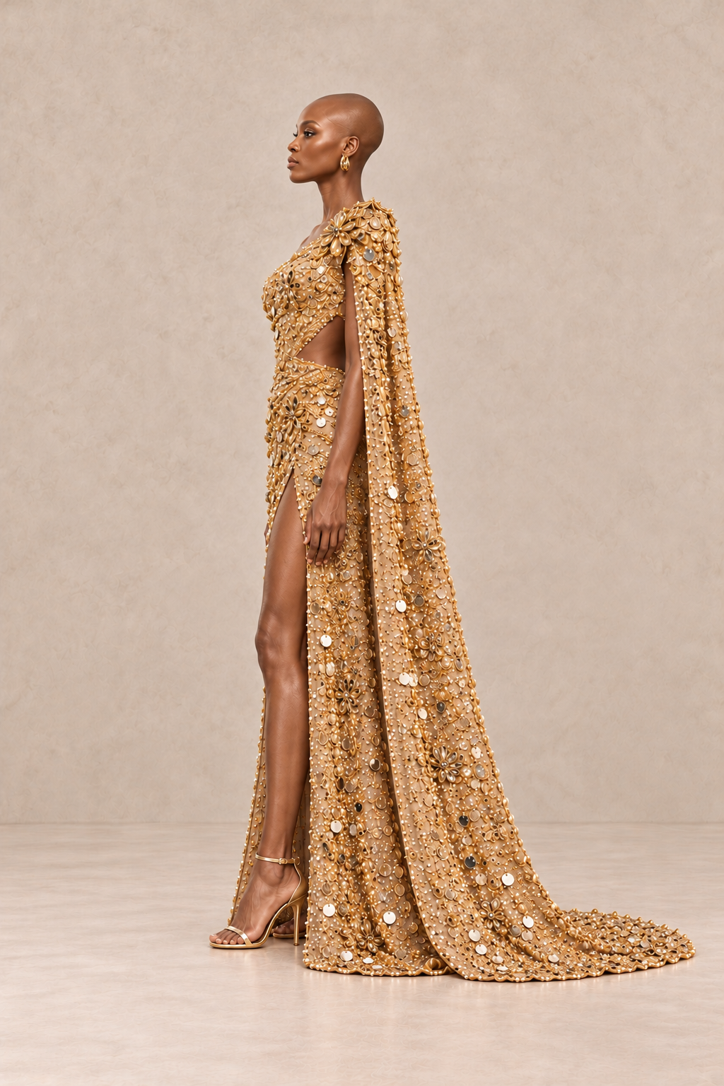 AURELIA SOLARIS CAPE GOWN